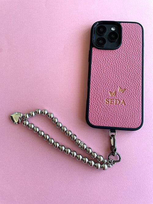 Telefon Bilek Askı Silver Heart