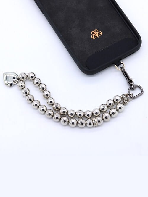 Telefon Bilek Askı Silver Heart