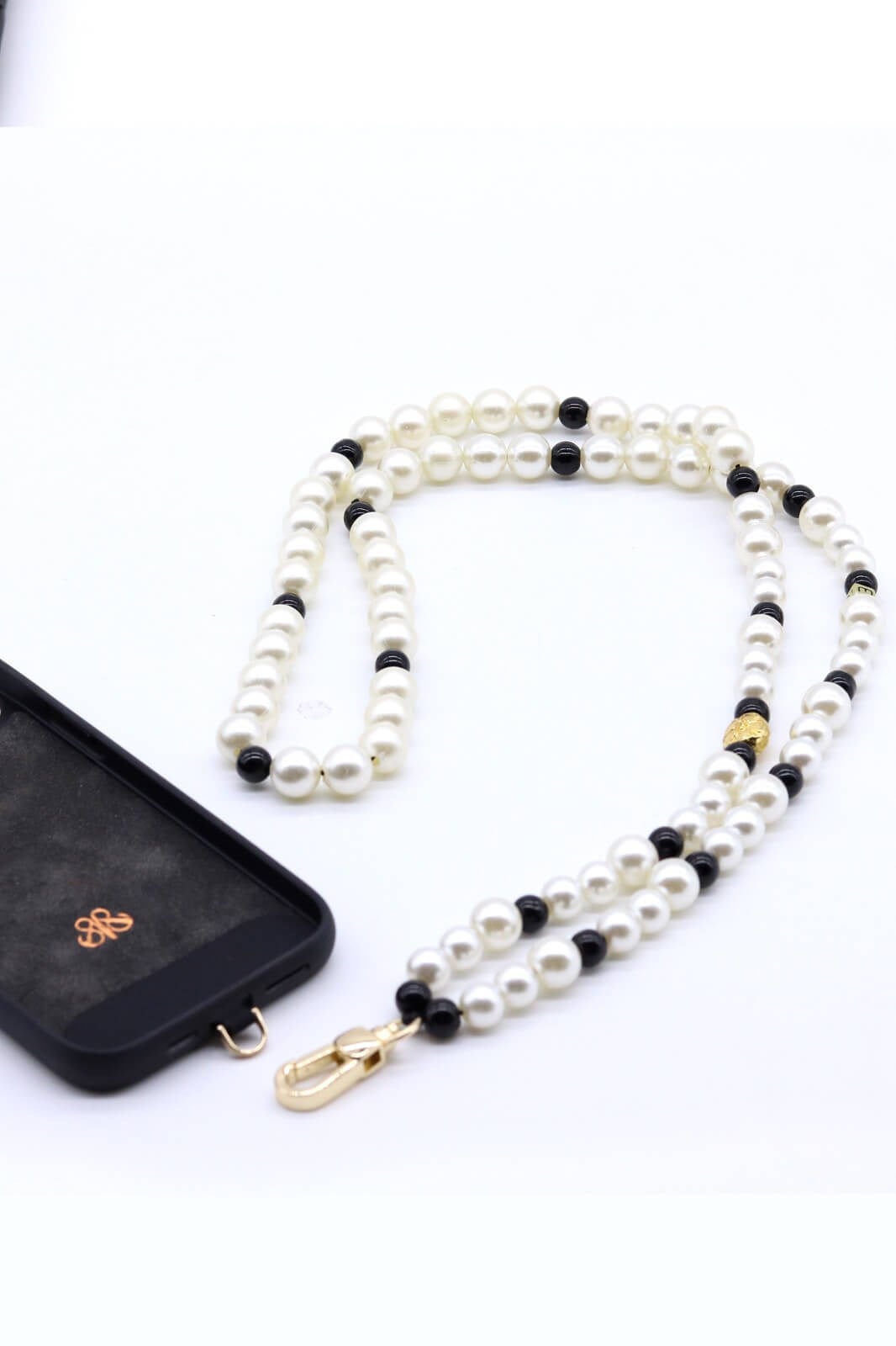 Telefon Boyun Askı Black Pearl