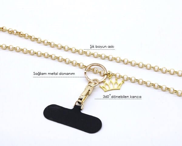 Telefon Boyun Askı Princess Chain