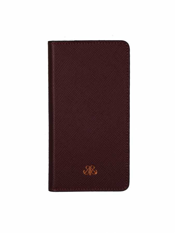 Telefon Cüzdan Bordo Saffiano