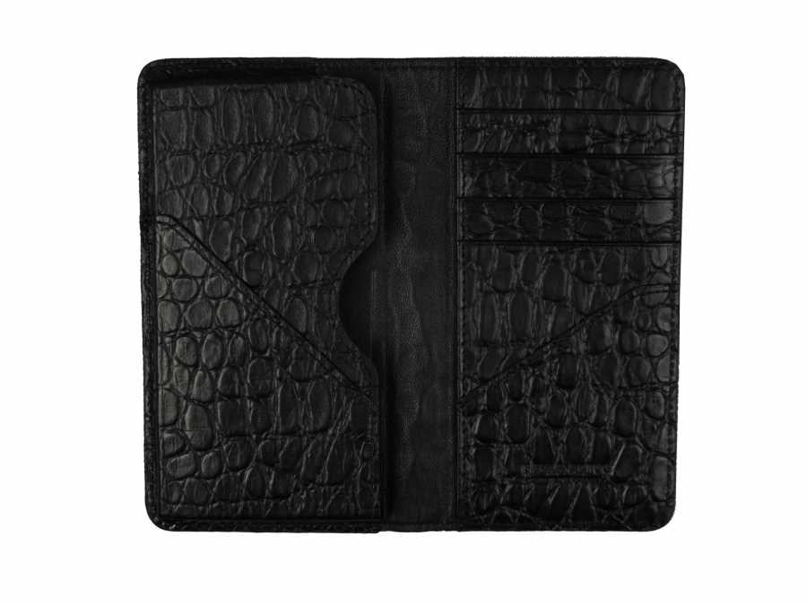 Telefon Cüzdan Siyah Baby Croco