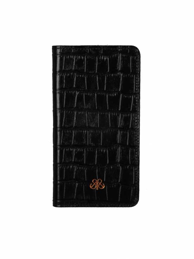 Telefon Cüzdan Siyah Croco
