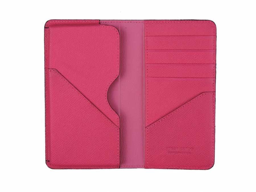 Telefon CüzdanPembe Saffiano Büyük Boy