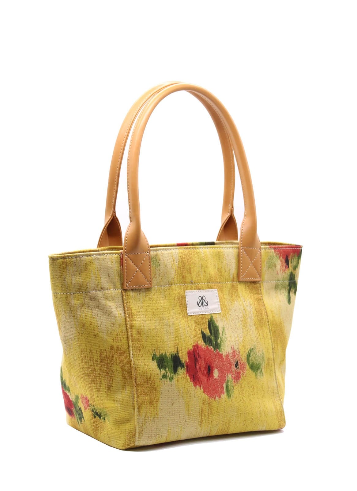 Tote Çanta Sarı Çiçekli 2 Medium