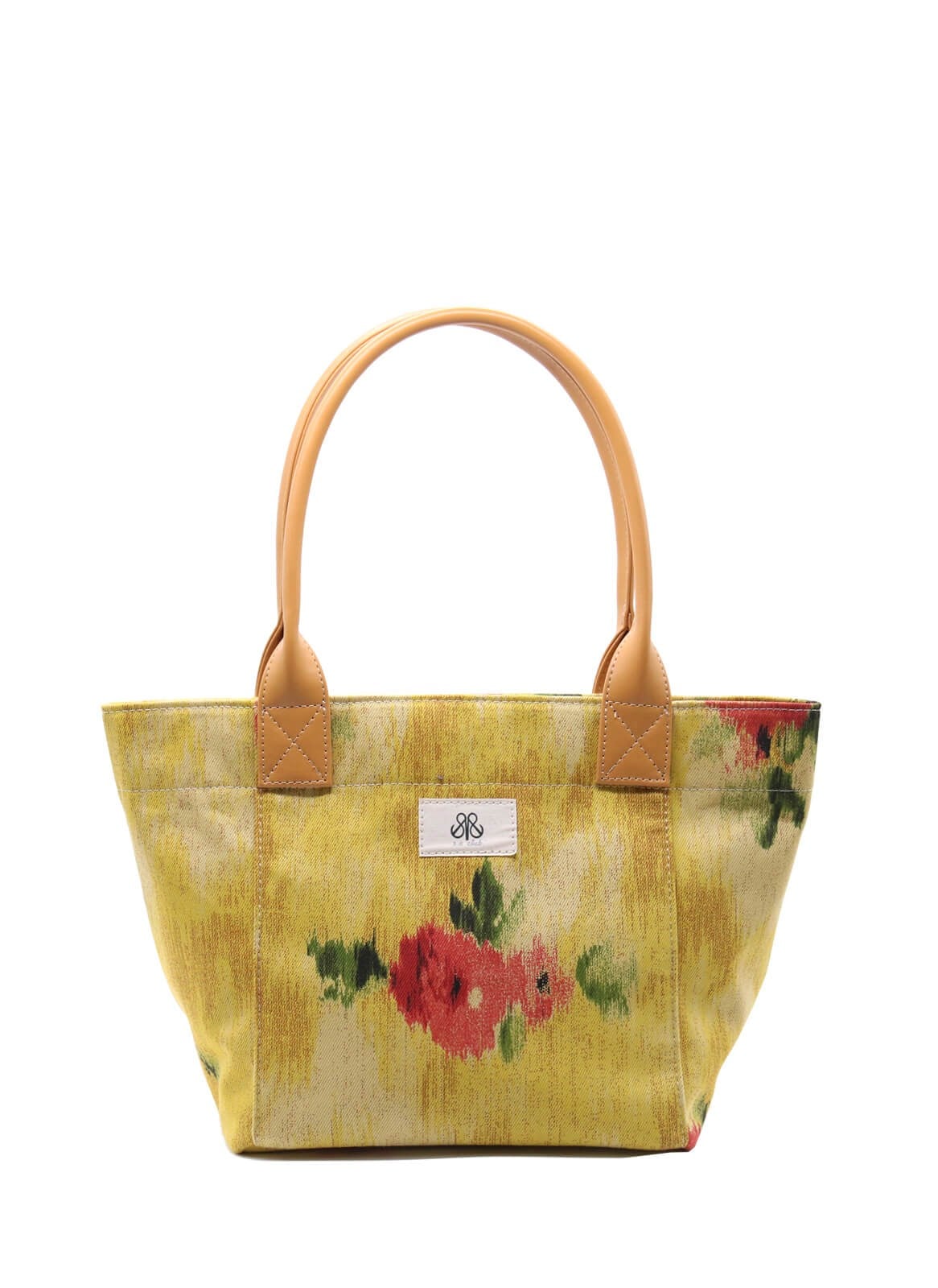 Tote Çanta Sarı Çiçekli 2 Medium