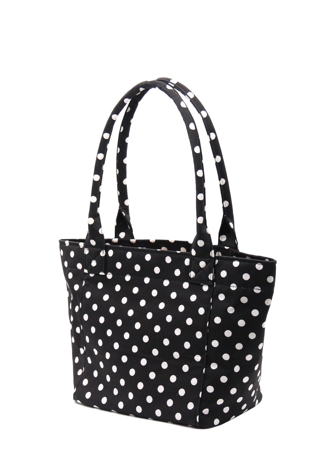 Tote Çanta Siyah Puantiye Medium