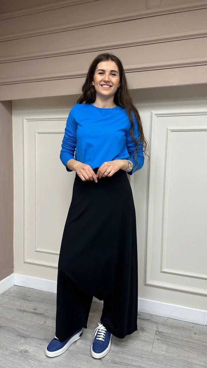 Cloche CL2995 Siyah Şalvar Pantolon