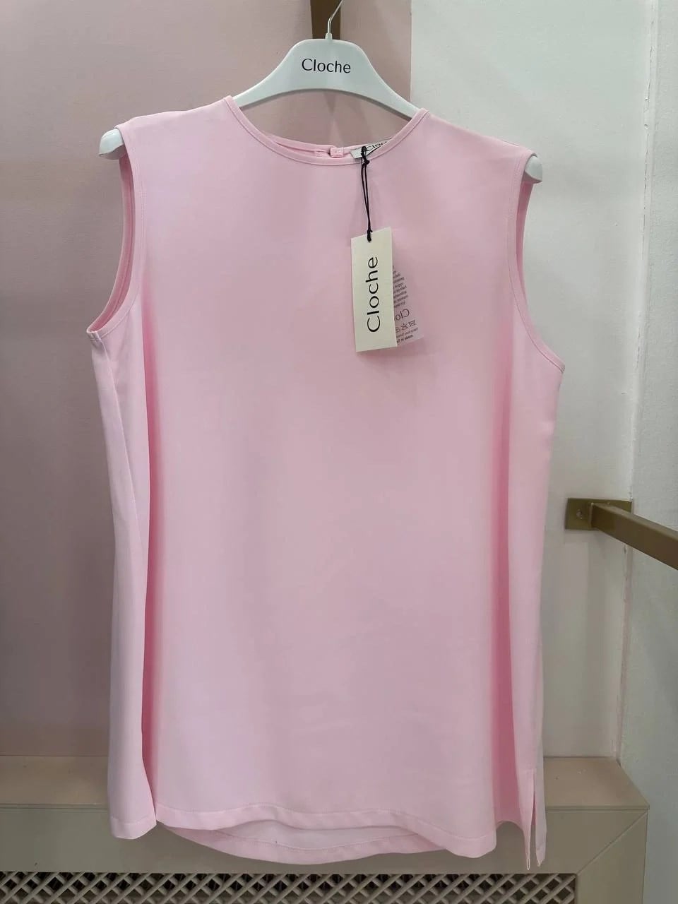 Cloche CL3387 Pembe Traphy Kolsuz Bluz