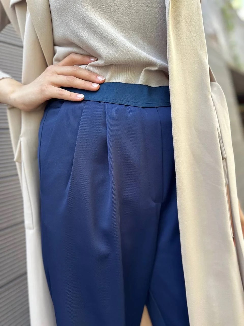 Cloche CL3391 Lacivert Bella Pantolon