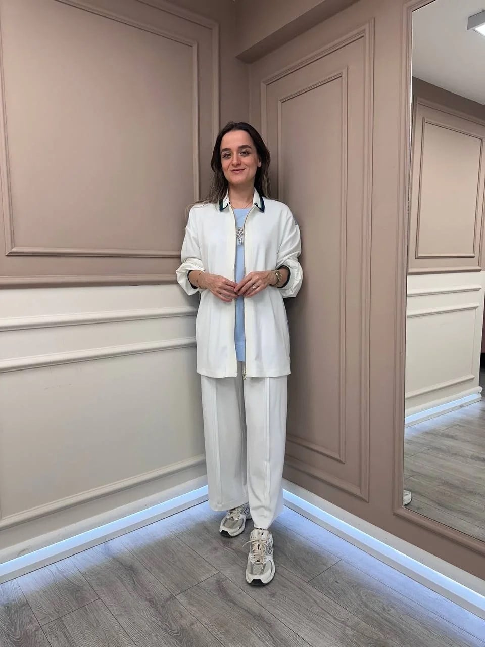 Ghisa 25YGSTKM4017 Mavi Sırt Detaylı İkili Takım