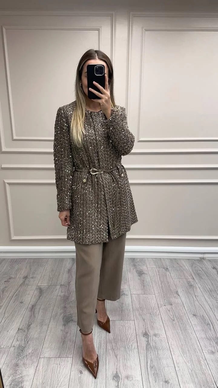 Ghisa 26KGSTKM3198 Vizon Payetli Takım