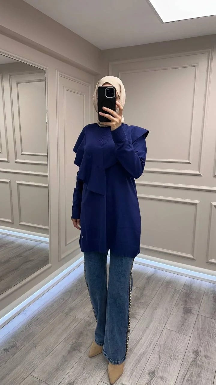 Ghisa 26KOBTNK4206 Lacivert Tunik