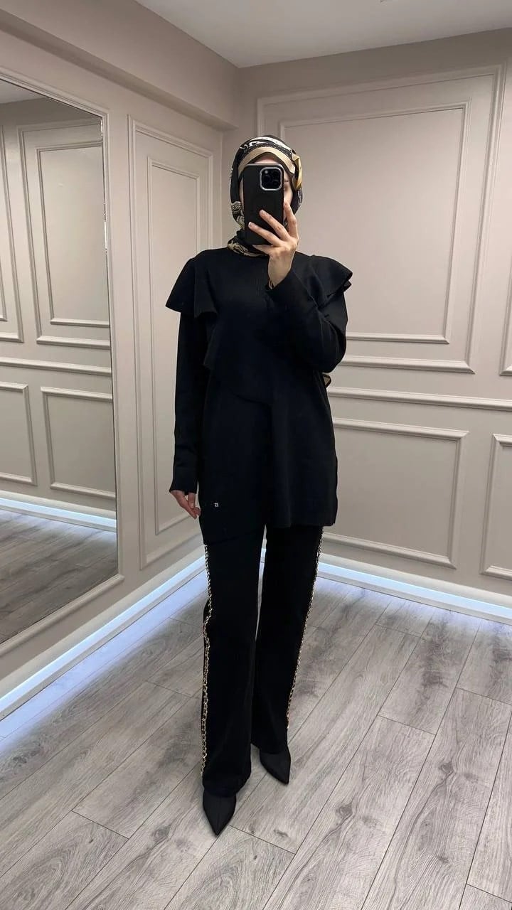 Ghisa 26KOBTNK4206 Siyah Tunik