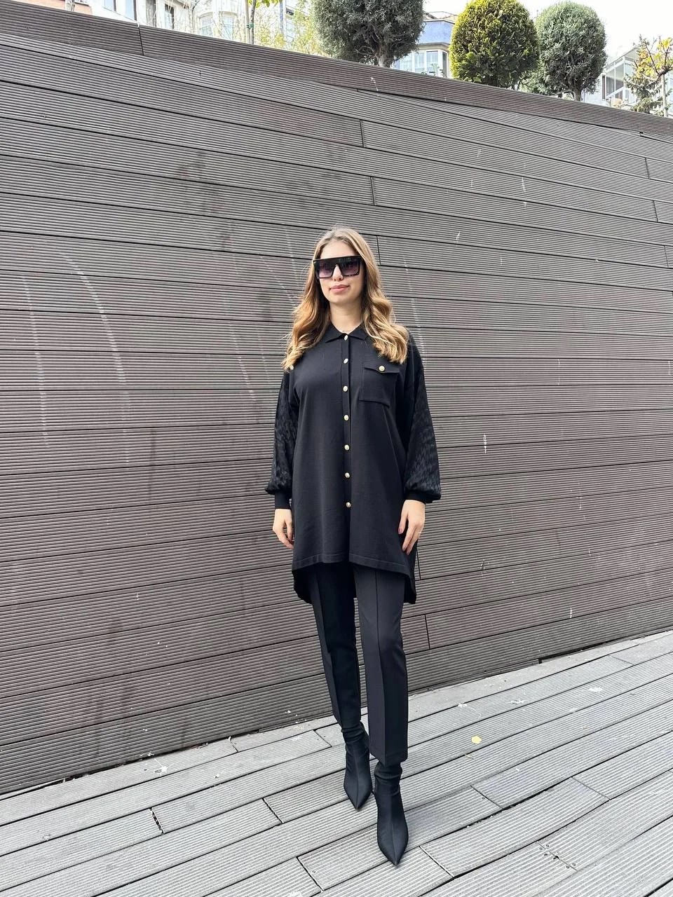 Ghisa 5KÖRTNK4800 Siyah Tunik
