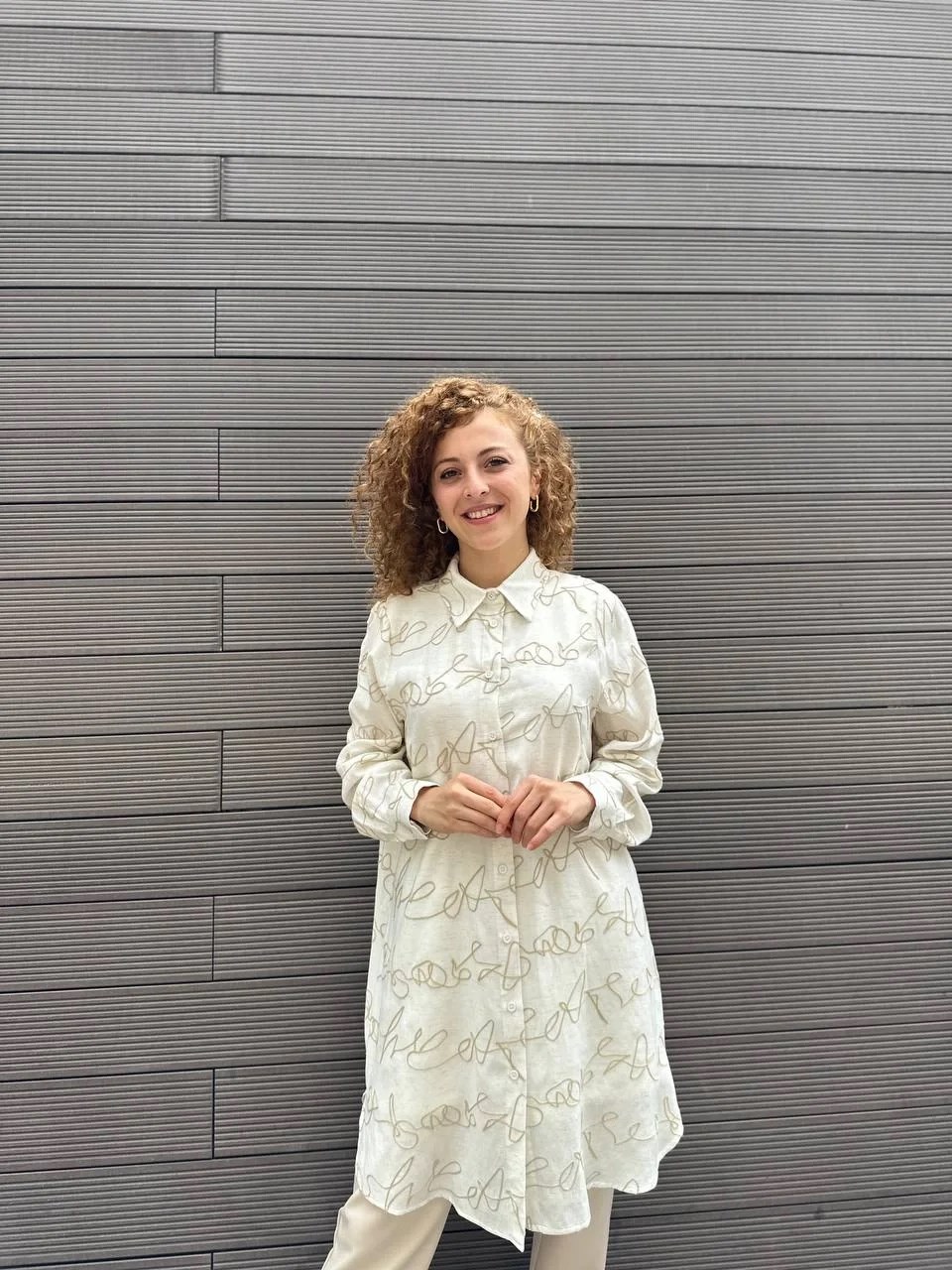 Heddy & Nurcan Çetin 23248 Ekru Tunik