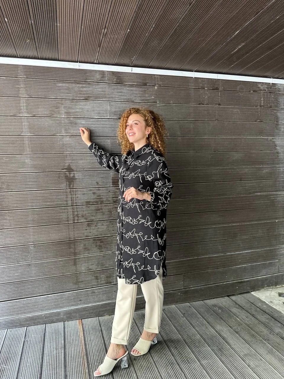 Heddy & Nurcan Çetin 23248 Siyah Tunik