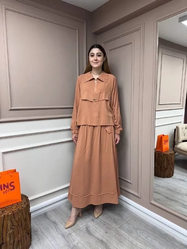 Hilay HLY0125Y101.011 Oranj Costa Etekli Takım