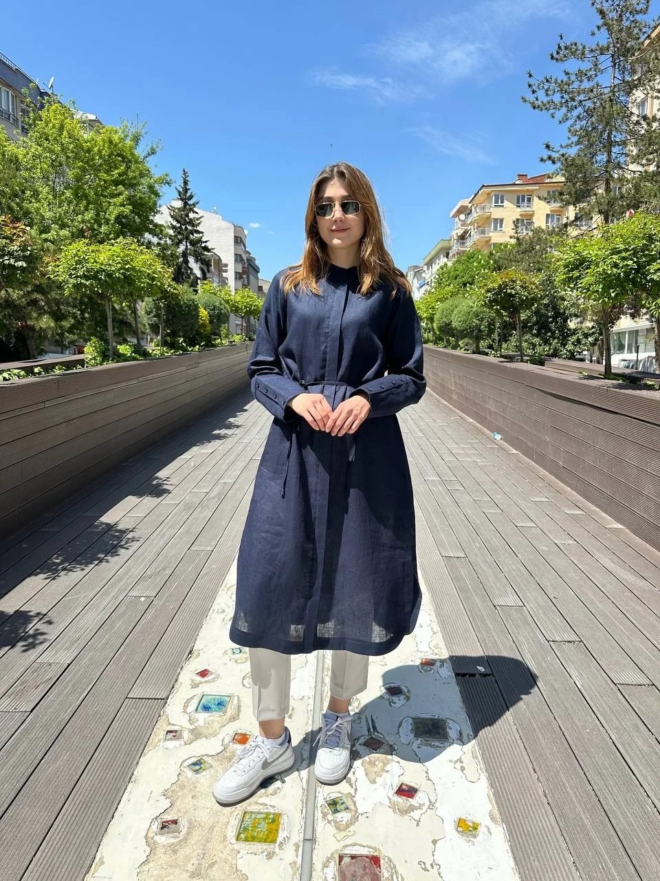 Hilay HLY0125Y104.003 Lacivert Gloria Tunik