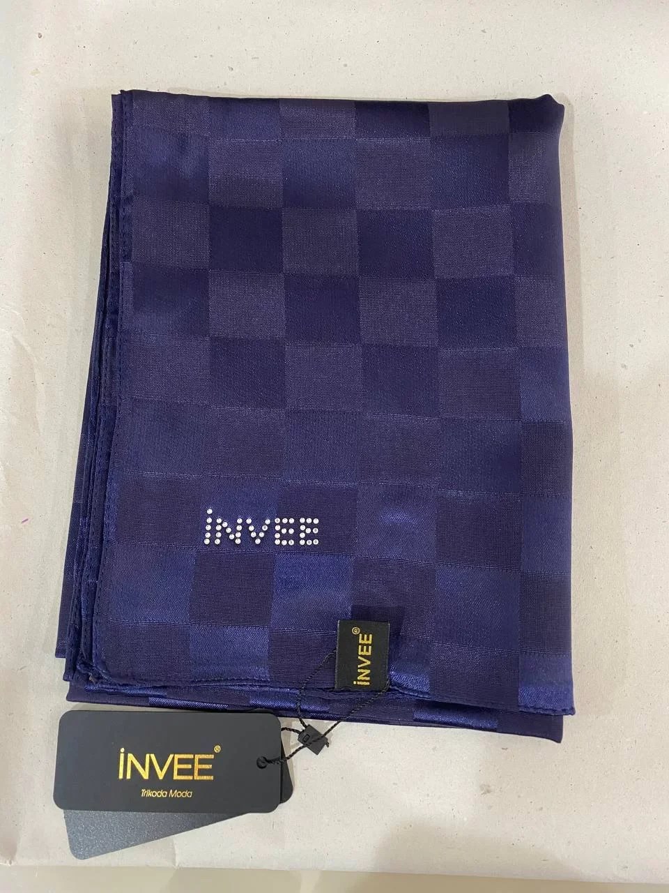 İnvee 1230 Lacivert Şahane Şal