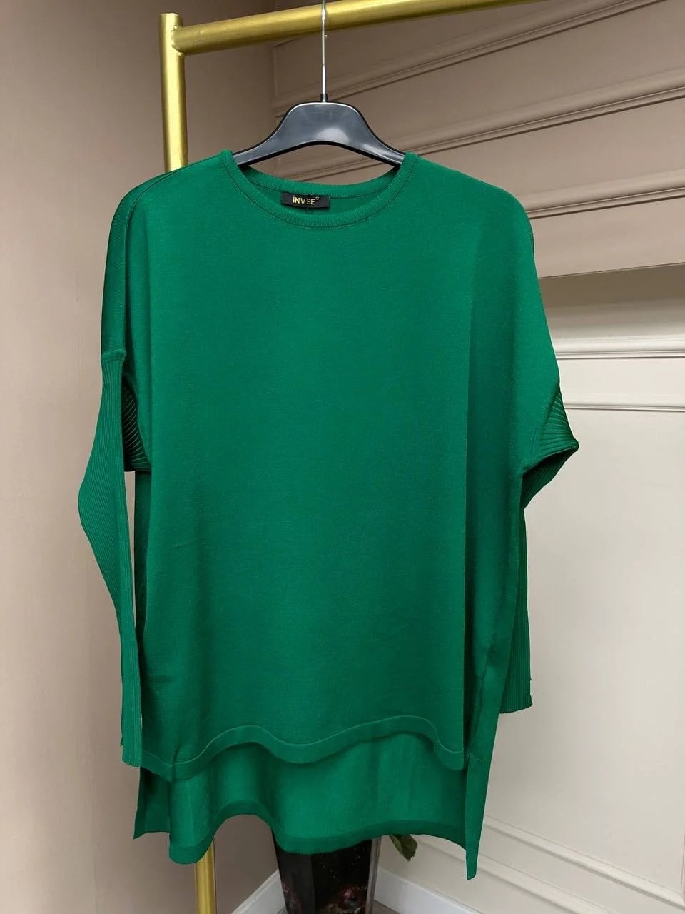 İnvee 5879 Benetton Önü Kısa Arkası Uzun Triko