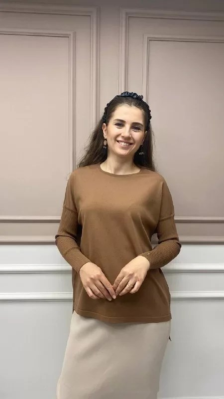 İnvee 5879 Toprak Önü Kısa Arkası Uzun Triko