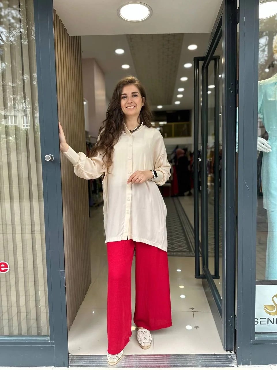 İnvee 5930 Bordo Caz Pantolon