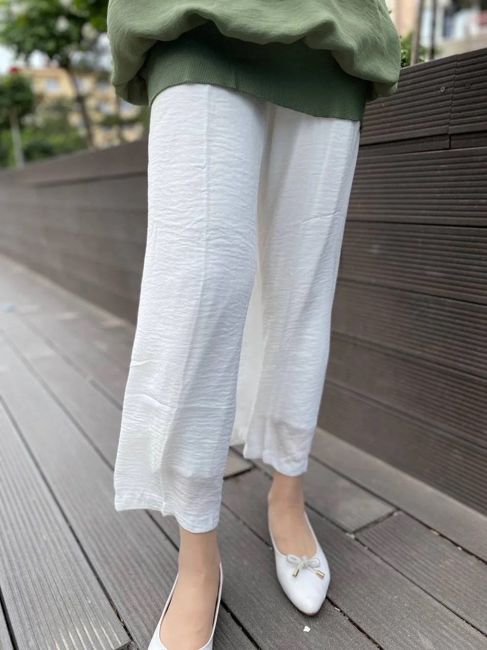 İnvee 5930 Ekru Caz Pantolon