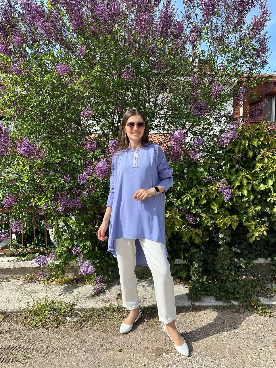 İnvee 6143 Lila Triko Tunik