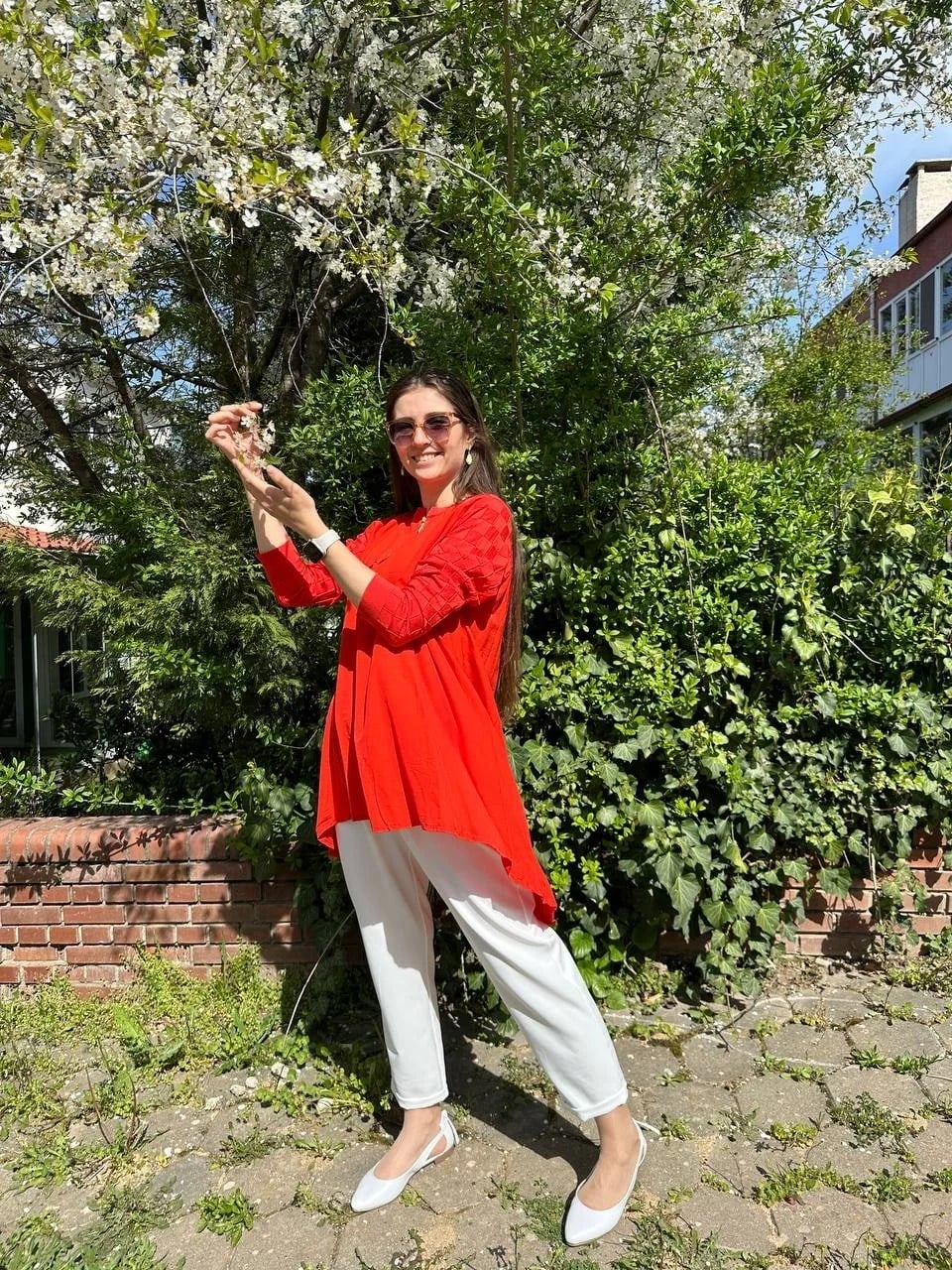 İnvee 6143 Oranj Triko Tunik