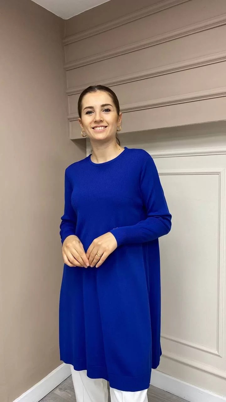 İnvee 6222 Sax Triko Tunik