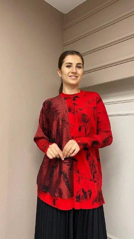 İnvee 6248 Kırmızı Triko