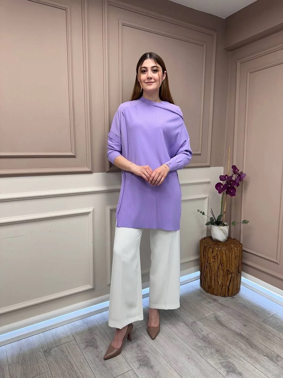 İnvee 6250 Lila Triko Tunik