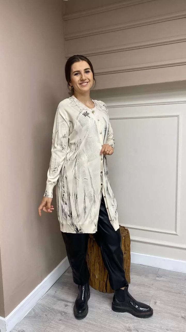 İnvee 6283 Degare Yusufçuk Hırka