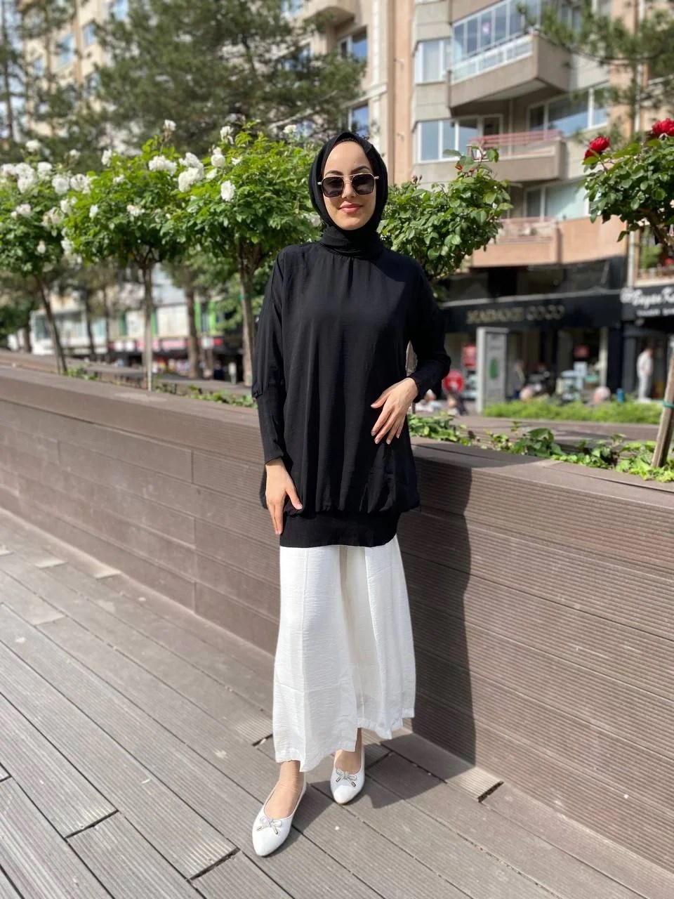 İnvee 6419 Siyah Caz Tunik