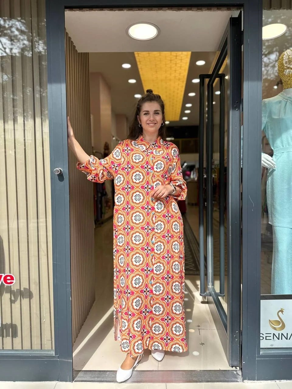 İnvee 6782 Fuşya Yanı Yırtmaçlı Kap