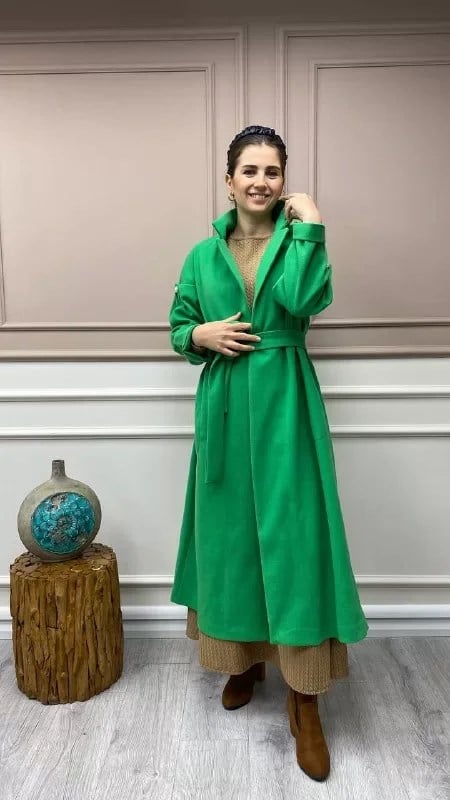 İnvee 6825 Benetton Kaşe Kaban