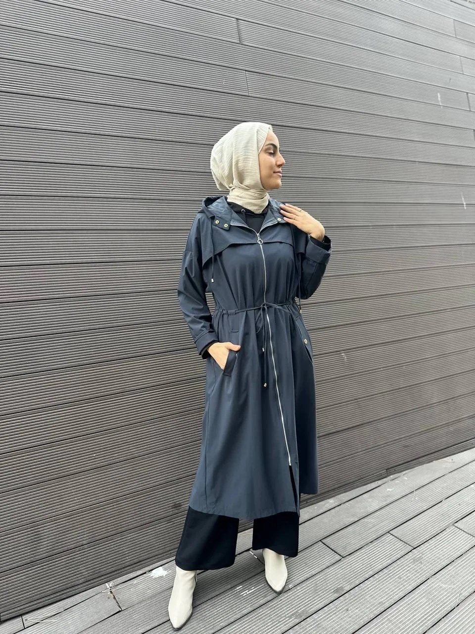 İnvee 6830 Antrasit Şapkalı Kap