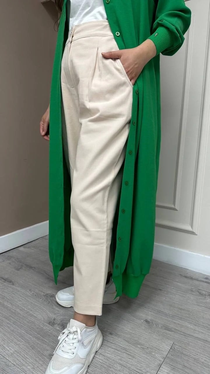 İnvee 6857 Vanilya Pantolon
