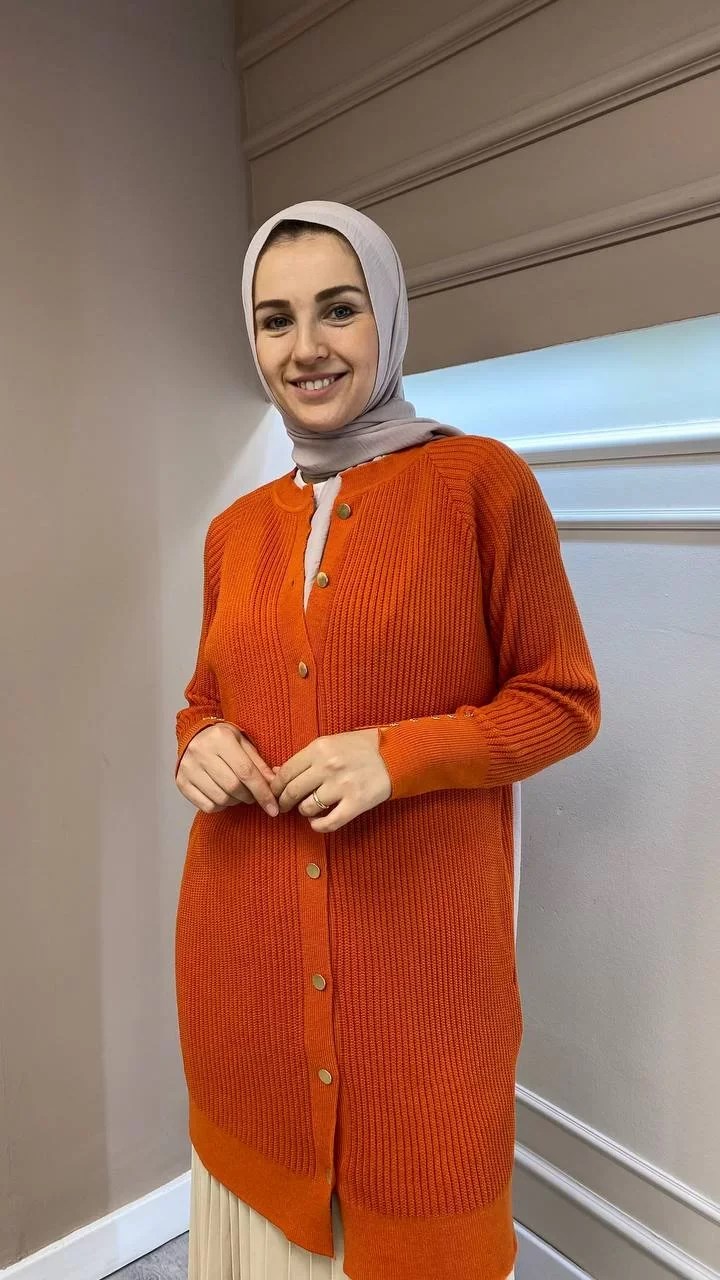 İnvee 6863 Oranj Hırka