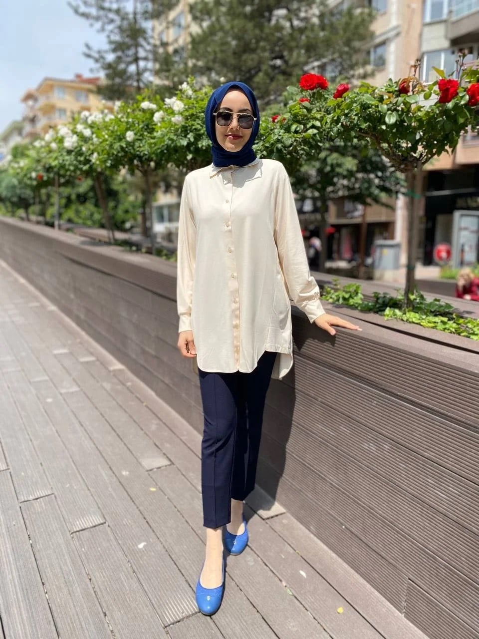İnvee 6926 Bej Penye Tunik