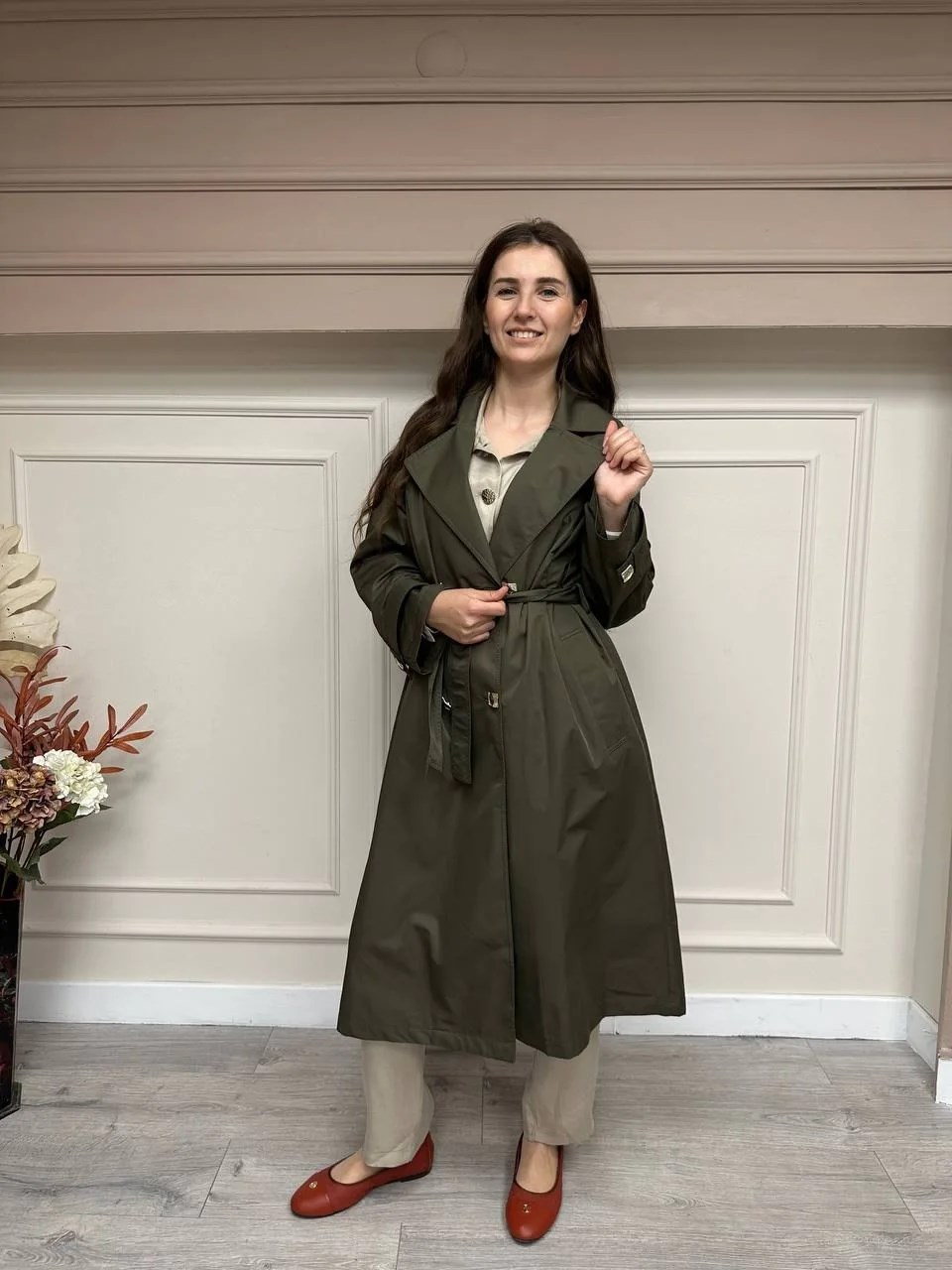 Lisa Exclusive AE0010 Haki Rain Trençkot