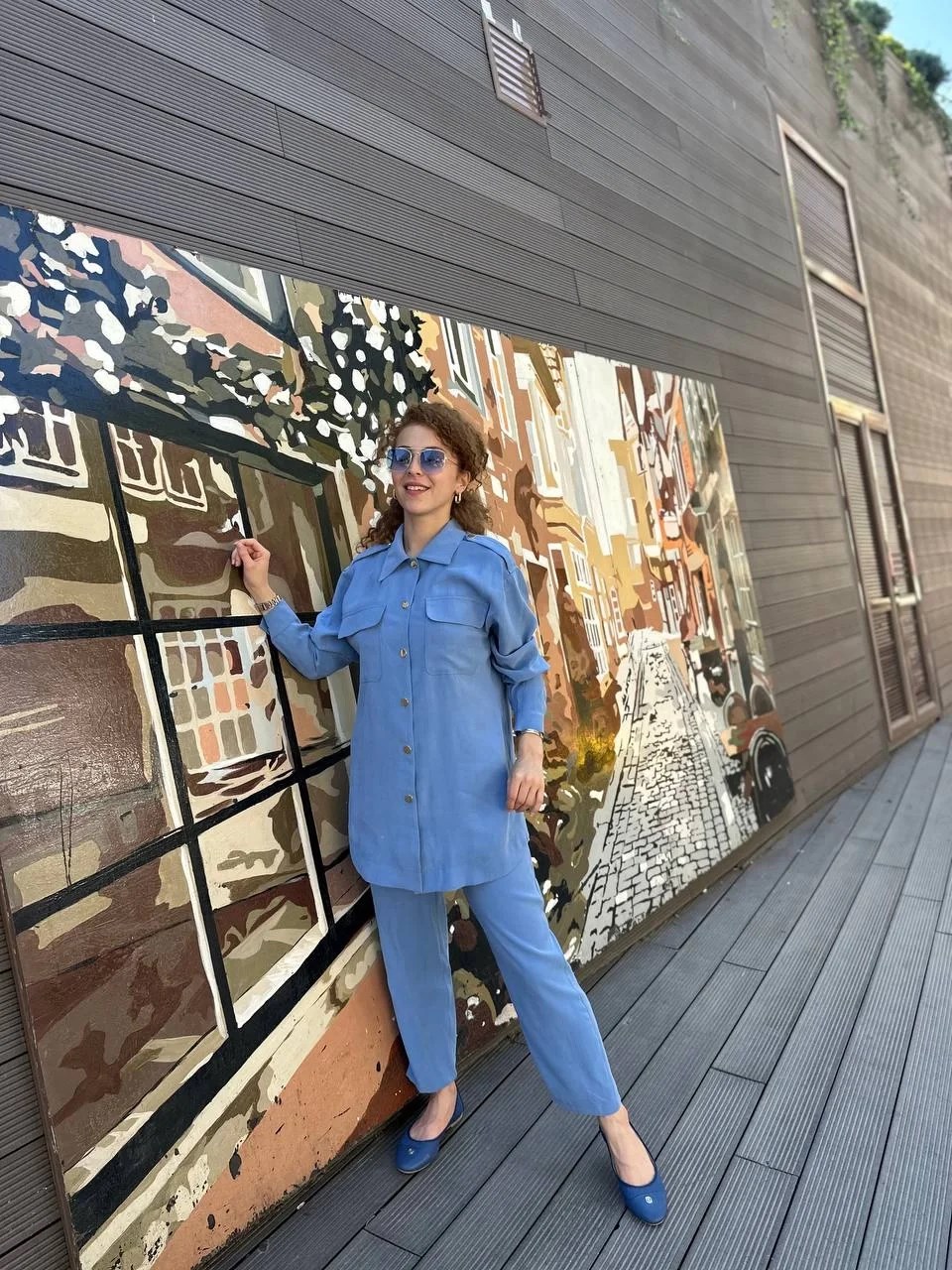 Lisa Exclusive SY114 Buz Mavi Milvaki Takım