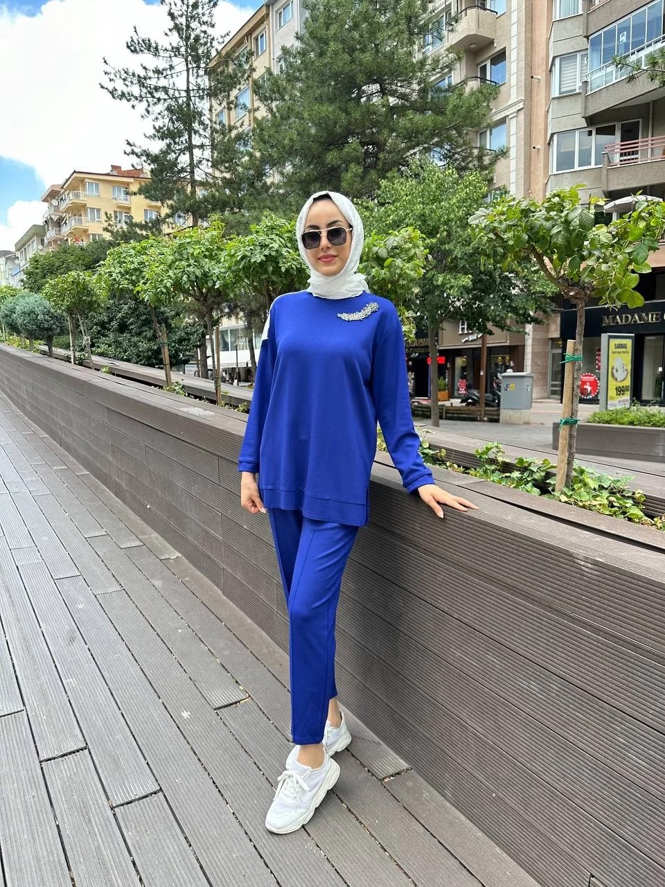 Missemramiss T4481 Mor Aksesuarlı İkili Takım
