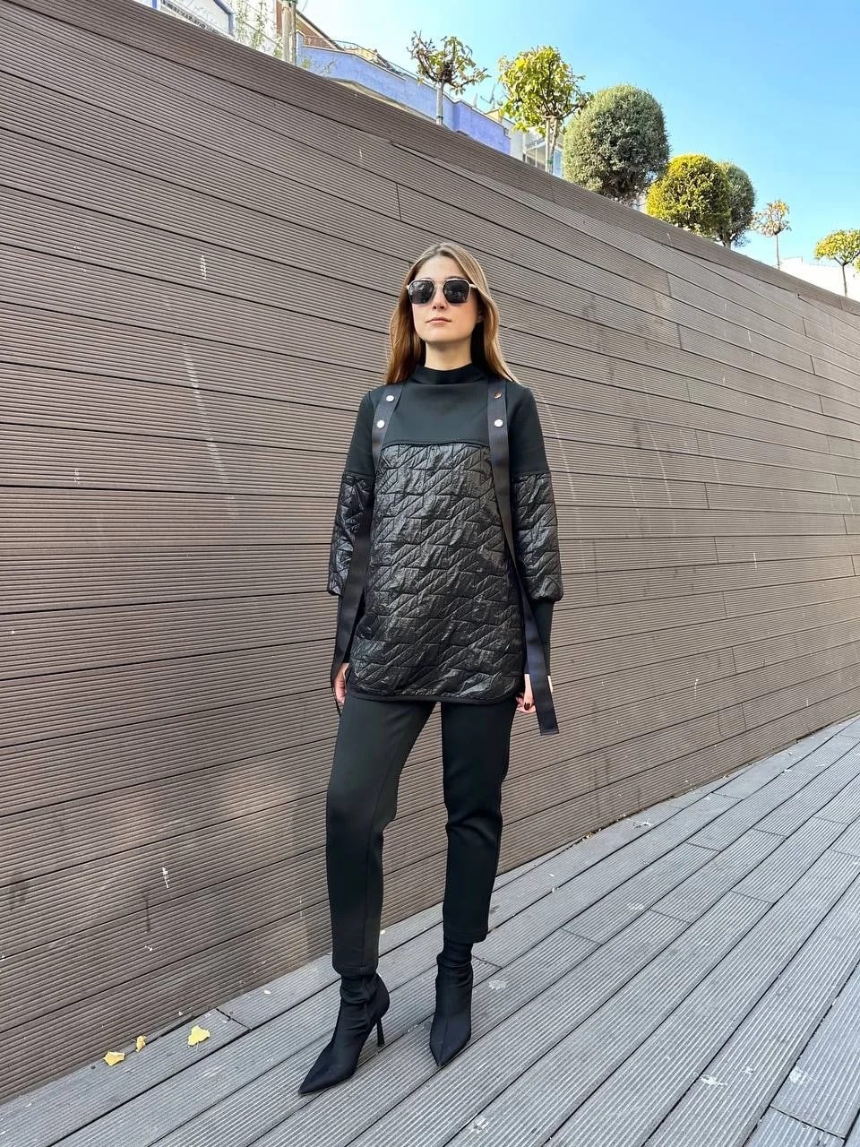 Missemramiss T4693 Siyah Kapitone Takım
