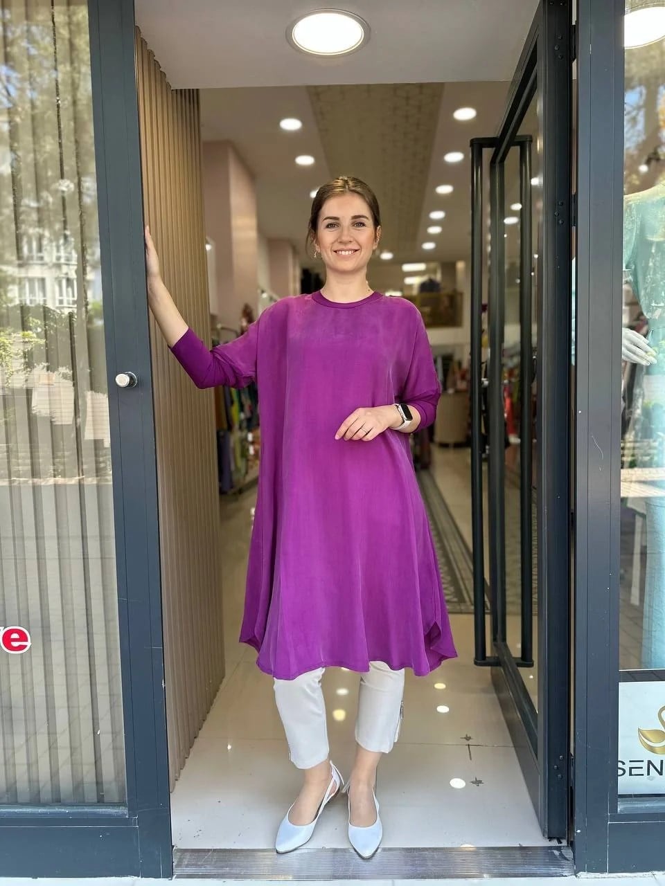 Misswhence 33012 Fuşya Tunik