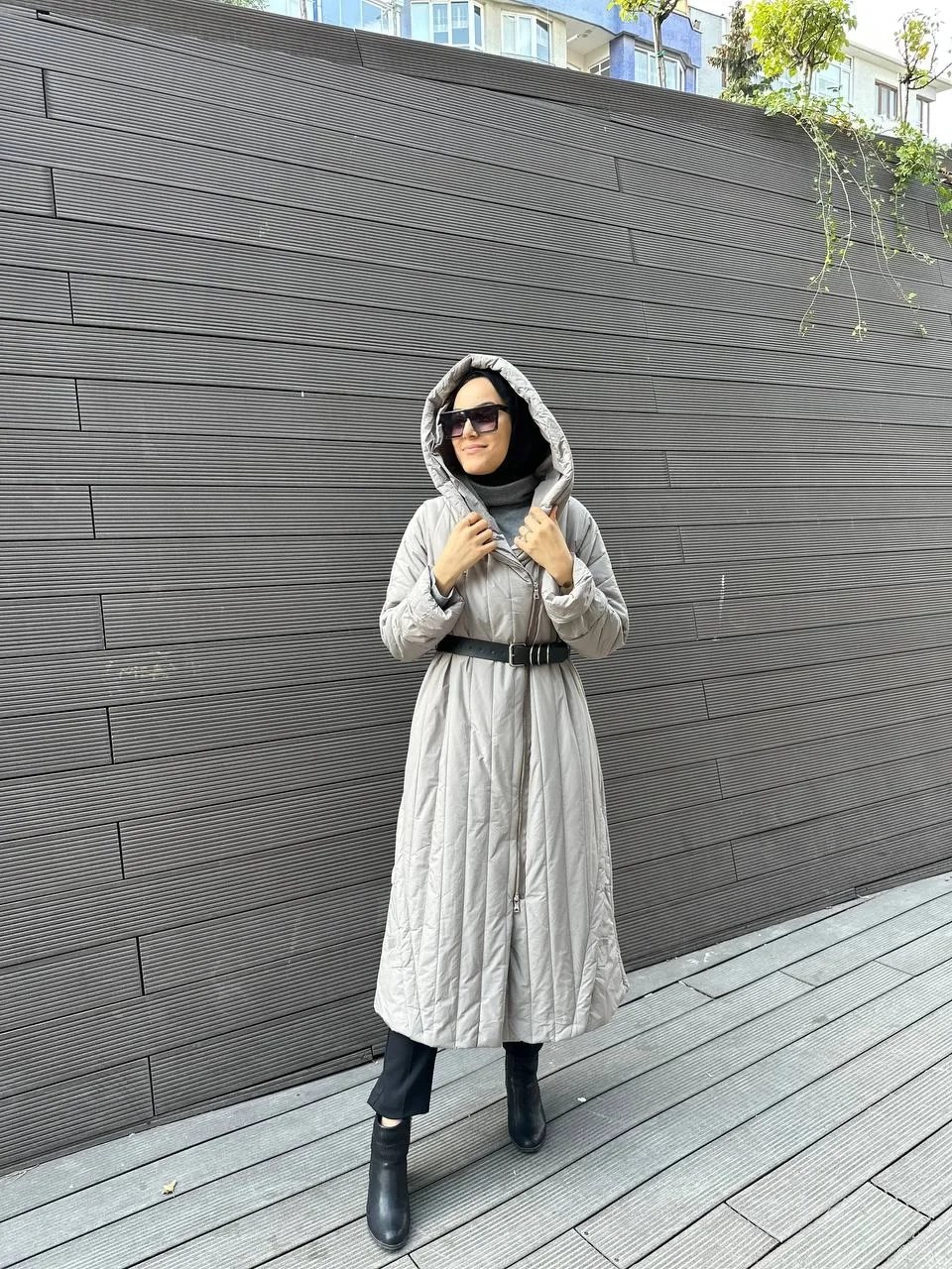 Misswhence 34525 Vizon Şişme Kaban