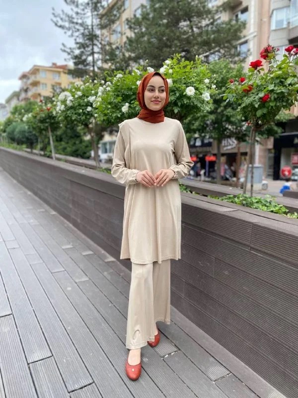 Misswhence 35025 Camel Penye Tunik