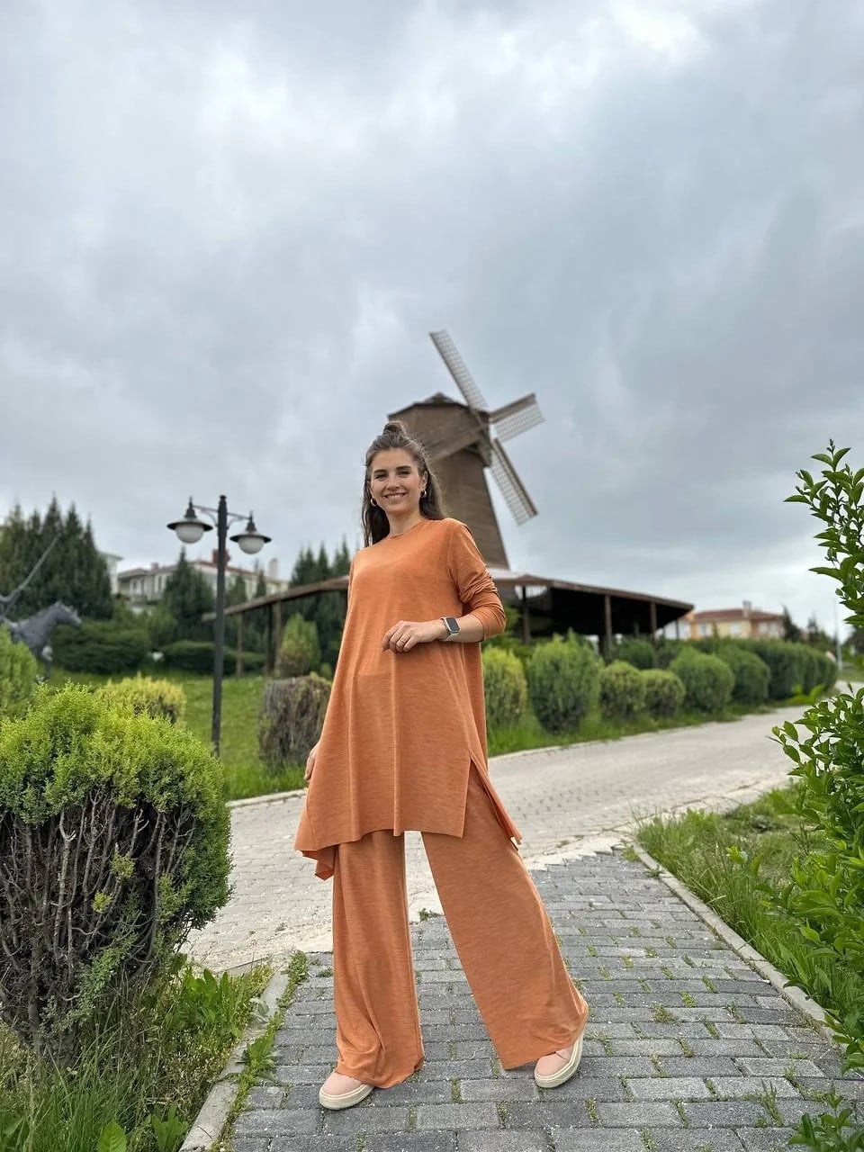 Noi 53110 Tarçın Elenay Pantolonlu Takım