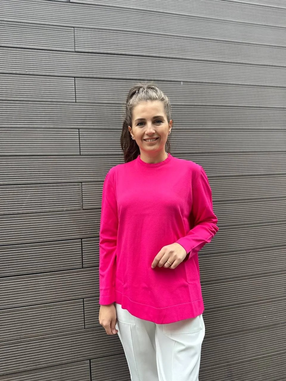 Nuss Triko 22NS-23K902 Mor Kısa Triko Tunik